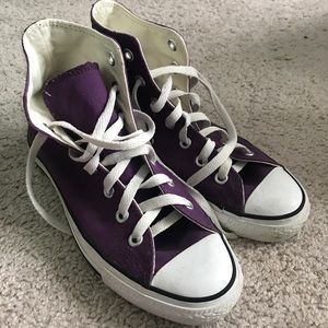 High top Purple Converse